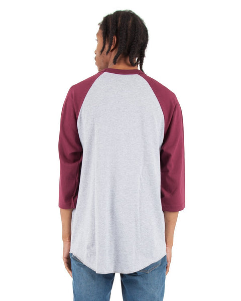 Heather Grey and Burgundy
