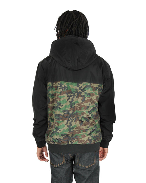 Black and Camo Green